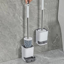 Ljojo Long Handle Wall-Mounted Toilet Brush with Detachable Drain Drawer