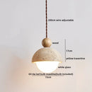 Natural Wood Wabi-sabi LED Pendant Lights Japan for Master Bedroom Hotel Bar Island Chandelier by Ljojo