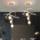 Ljojo LED Light Chandelier Dimmable Decorative Ball for Living Room, Bedroom & Dining Room
