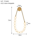French Glass Ball Beads Wall Lamp Cream Modern Minimalist Bedroom Light - Ljojo