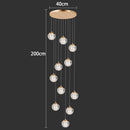 Ljojo LED Pendant Chandelier Light for Dining Room - Modern Hanging Indoor Lighting Home Decor