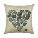 Ljojo Linen Pillowcase 45*45cm for Household Sofa Decor - Love Letter Series