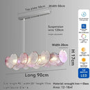 Nordic Green Glass Chandelier Luxury LED Pendant Light Dining Room Living Room Decor Ljojo