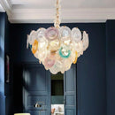Glass Shade LED Chandelier | Modern Luxury Bedroom Living Room Decor Pendant Light by Ljojo
