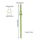 Glass Straw Set for Milk Tea Juice Cocktail, Ljojo Kitchen Bar Accessories