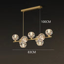 Ljojo Luxury Crystal Living Room Chandelier - Modern Elegant Ceiling Light Fixture