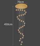 Ljojo LED Pendant Chandeliers: Modern Lighting for Living Room and Staircase