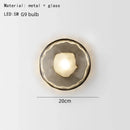 Nordic Minimalist Glass Wall Lamp for Bedroom Living Room Decor by Ljojo
