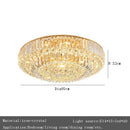 Large Crystal Ceiling Chandelier Classic Luxury Led Lampara Gold Round Ceiling Lights Home Decor Lustre Home Appliance by Ljojo