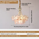 Crystal Snow Petals Chandelier | Modern Luxury Living Room Lighting by Ljojo