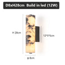 Black Marble Wall Lamp Modern Italian Luxury Sconce Living Room Hallway Decor by Ljojo