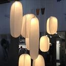 Japanese Silk Led Pendant Lights Wabi Sabi Nordic Chandeliers - Ljojo