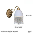 SANDYHA Modern LED Pendant Lights with Copper Tassel - Stylish Nordic Retro Chandeliers by Ljojo