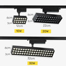 Ljojo LED Grille Track Light: Super Bright Ceiling Rail Lamp for Clothing Store