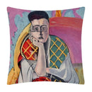 Ljojo Matisse Portrait Art Printed Cushion Cover 45X45cm