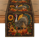 Fall Turkey Pumpkin Table Runner by Ljojo: Thanksgiving Dining Coffee Wedding Decor