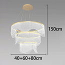 Ljojo LED Living Room Chandeliers Ceiling Lamp Hanging Lights