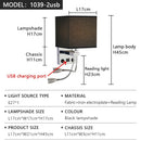 Ljojo LED Wall Lamps with Switch USB Reading Lights for Modern Home Decor