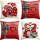 Ljojo Love Bowknot Dwarf Pillowcase - Sweet Romantic Home Decor