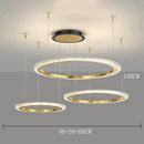 Modern Ring LED Pendant Light for Living Room by Ljojo - Stylish Chandelier for Home Decor