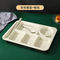 Ljojo Meal Plate Set - Fast Food Bowls Separation Plate Bowl Cup Dinner Set