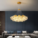 Nordic Starlit Sky Glass Ceiling Chandelier for Child Bedroom Dining Room by Ljojo
