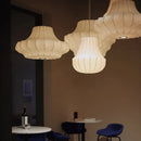 Ljojo Japanese Wabi-Sabi Designer Silk Pendant Light for Living Bedroom Bar Decoration