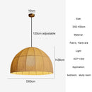 Ljojo Japanese Wabi Sabi Fabric Pendant Lights for Homestay Dining Room Decor