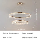 LED Pendant Light Golden Chandelier for Bedroom Living Room Hotel - Stylish Art Decor by Ljojo