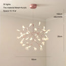 Nordic Romantic Firefly Living Room Chandelier | Modern Industrial Pendant Lamp by Ljojo