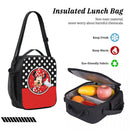 Ljojo Minnie Mouse Mickey Backpack Set with Lunch Box for Students