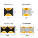 Ljojo 12W LED Wall Lamps: Modern Bedroom & Dining Room Lighting, Waterproof Aluminum Build