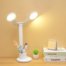 LED Table Lamp Touch Dimmable USB Rechargable Dormitory Bedroom Reading Eyes Protection Desk Lamp by Ljojo