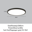 Ljojo LED Ceiling Light: Remote Dimming Modern Fixture for Home Decor