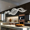 Ljojo Luxury Crystal Chandelier - Modern Minimalist Design for Dining Table, Bar, and Desk