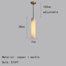 Ljojo Marble Pendant Lamp: High-end Nordic Postmodern Lighting Fixture for Living Room