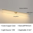 Ljojo Slim Wall Sconce Mirror Light for Bathroom Bedroom Corridor - Minimalist Bedside Lamp