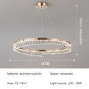LED Pendant Light Golden Chandelier for Bedroom Living Room Hotel - Stylish Art Decor by Ljojo