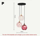 Ljojo Modern Glass Chandelier Nordic Lustre Led Pendant Light Glass Hanging Lamp