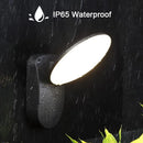 Ljojo 12W Outdoor Wall Lamp - Motion Sensor LED Aluminum Sconce, Waterproof IP65