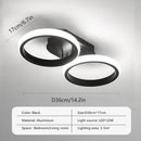 LED Ceiling Light Modern Round Square-shaped for Hallway Bedroom Living Room Luminaires by Ljojo