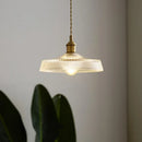 Ljojo Retro Restaurant Pendant Light Chandelier LED Lamp Glass Flower for Bedroom Living Room Hallway