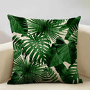 Exotic Tropical Leaf Pattern Pillow Covers by Ljojo - Perfect for Sofa, Bedroom, and Car