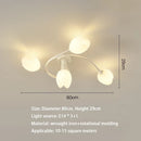 Modern Nordic Cream Chandelier Pendant Light for Living Room Bedroom by Ljojo