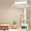 Ljojo LED Desk Lamp 3 Levels Dimmable Touch Night Light USB Rechargeable Eye Protection