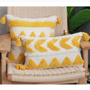 Chenille Tufted Boho Pillow Case with Tassels - Ljojo Brand