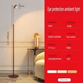 LED Floor Lamp Modern Simple Red Tall Standing Lights Adjustable Ambient Eye Protection Ljojo