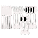 Ljojo 24-Piece Stainless Steel Rainbow Cutlery Set and Tableware