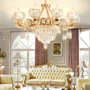 Ljojo Luxury Crystal Chandelier: Elegant Lighting for Living Room, Dining, and High-End Spaces