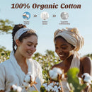 Ljojo 1200 TC Egyptian Cotton Fitted Sheet for Double King Queen Bed